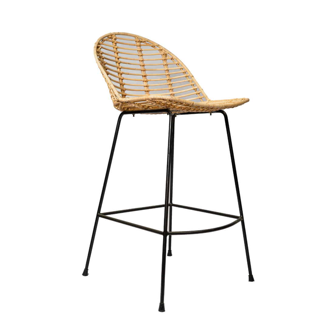 Madera Bar Stool by The Beddo (3) Kursi Bar Rotan Madeira