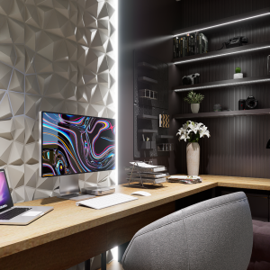 Home Office Mr. R - Interior Design and Build by The Beddo (4)